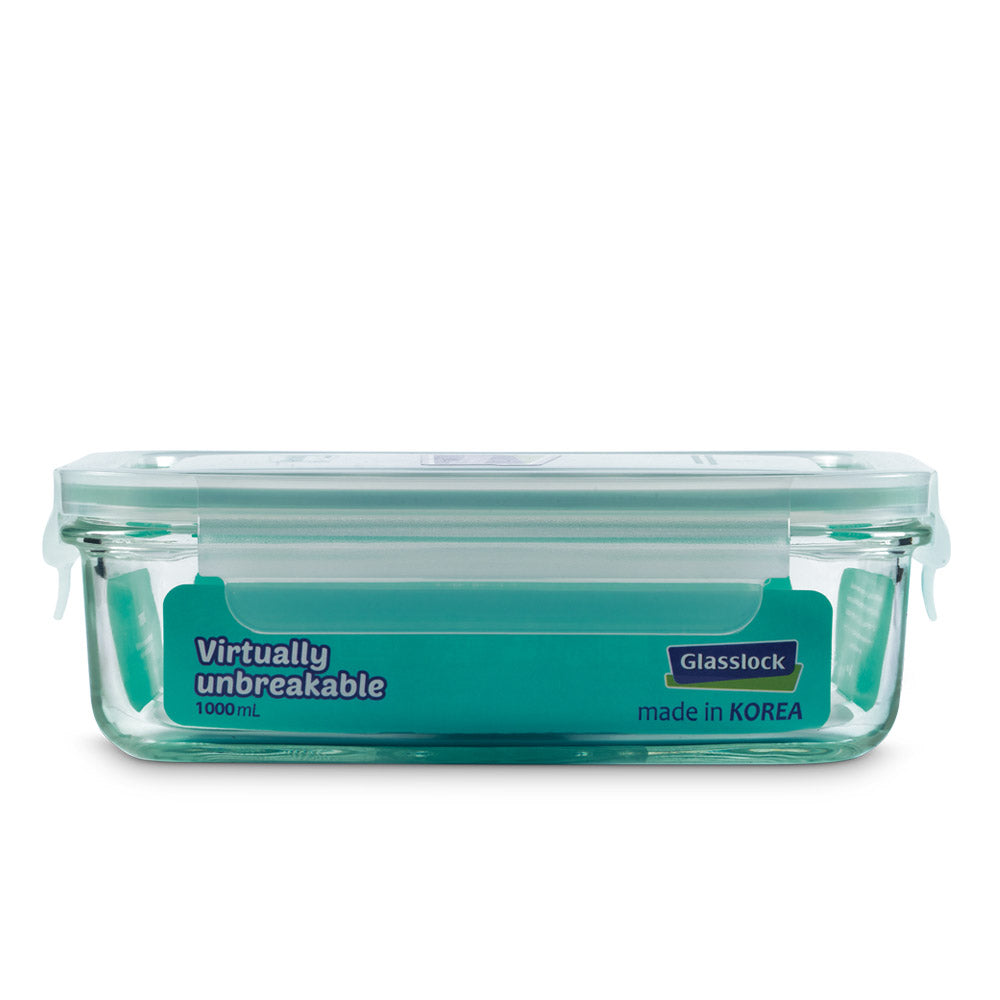 Glasslock Classic Airtight Tempered Food Container, Microwave Safe