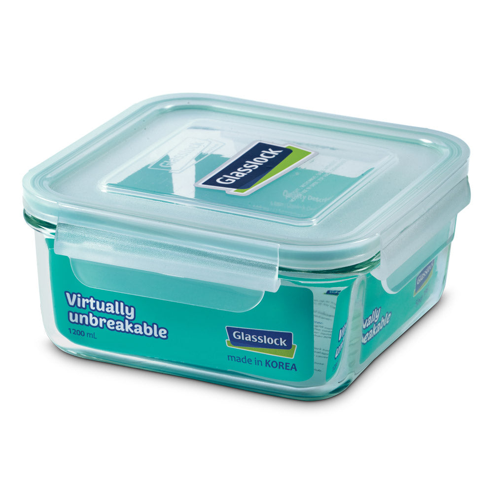Glasslock Classic Airtight Tempered Food Container, Microwave Safe