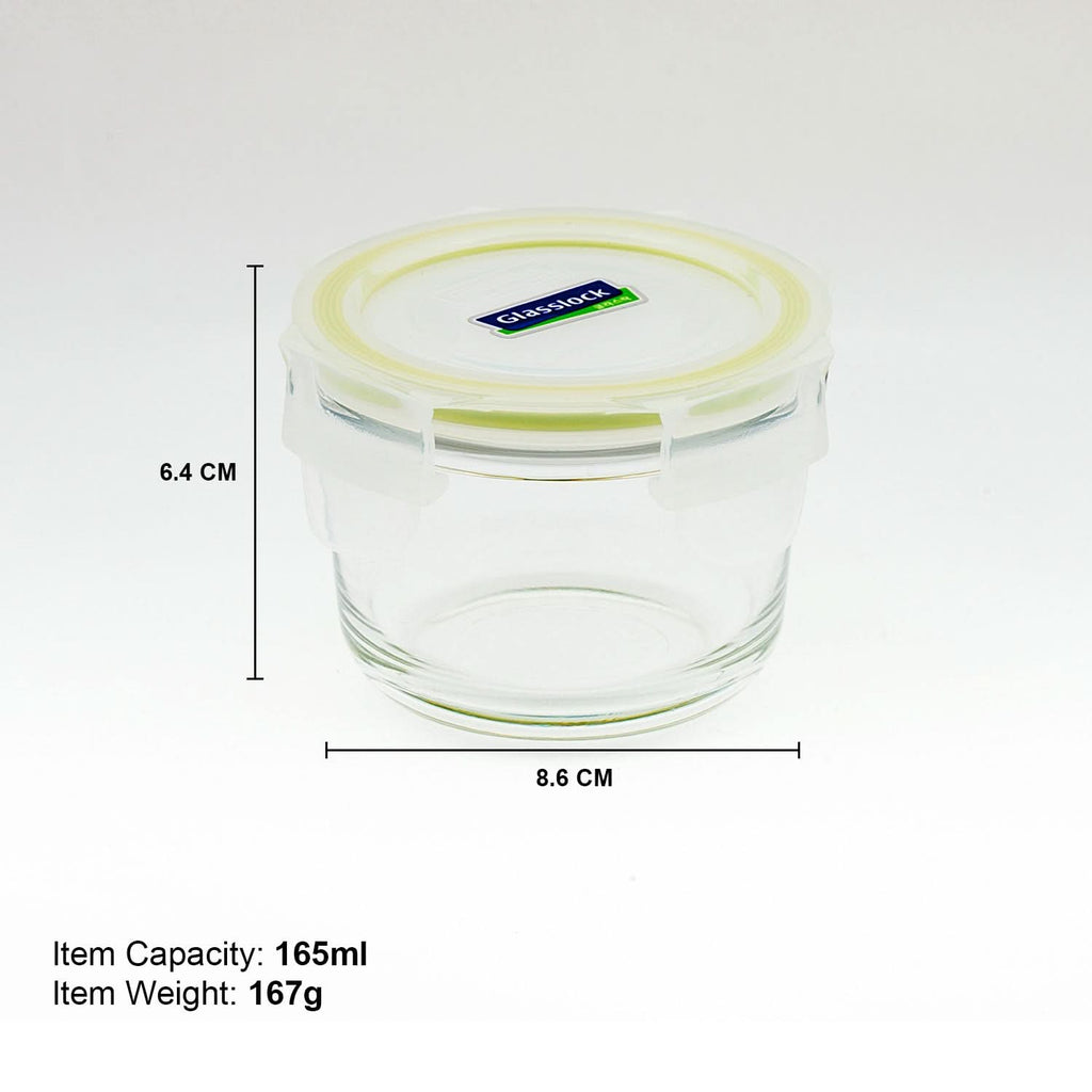 Glasslock Classic Airtight Tempered Food Container, Microwave Safe