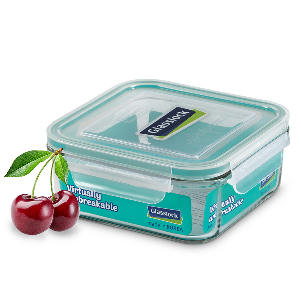 Glasslock Classic Airtight Tempered Food Container, Microwave Safe