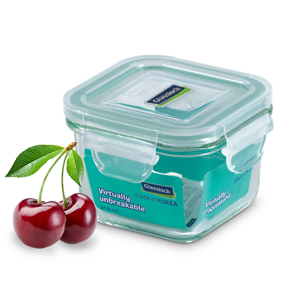 Glasslock Classic Airtight Tempered Food Container, Microwave Safe