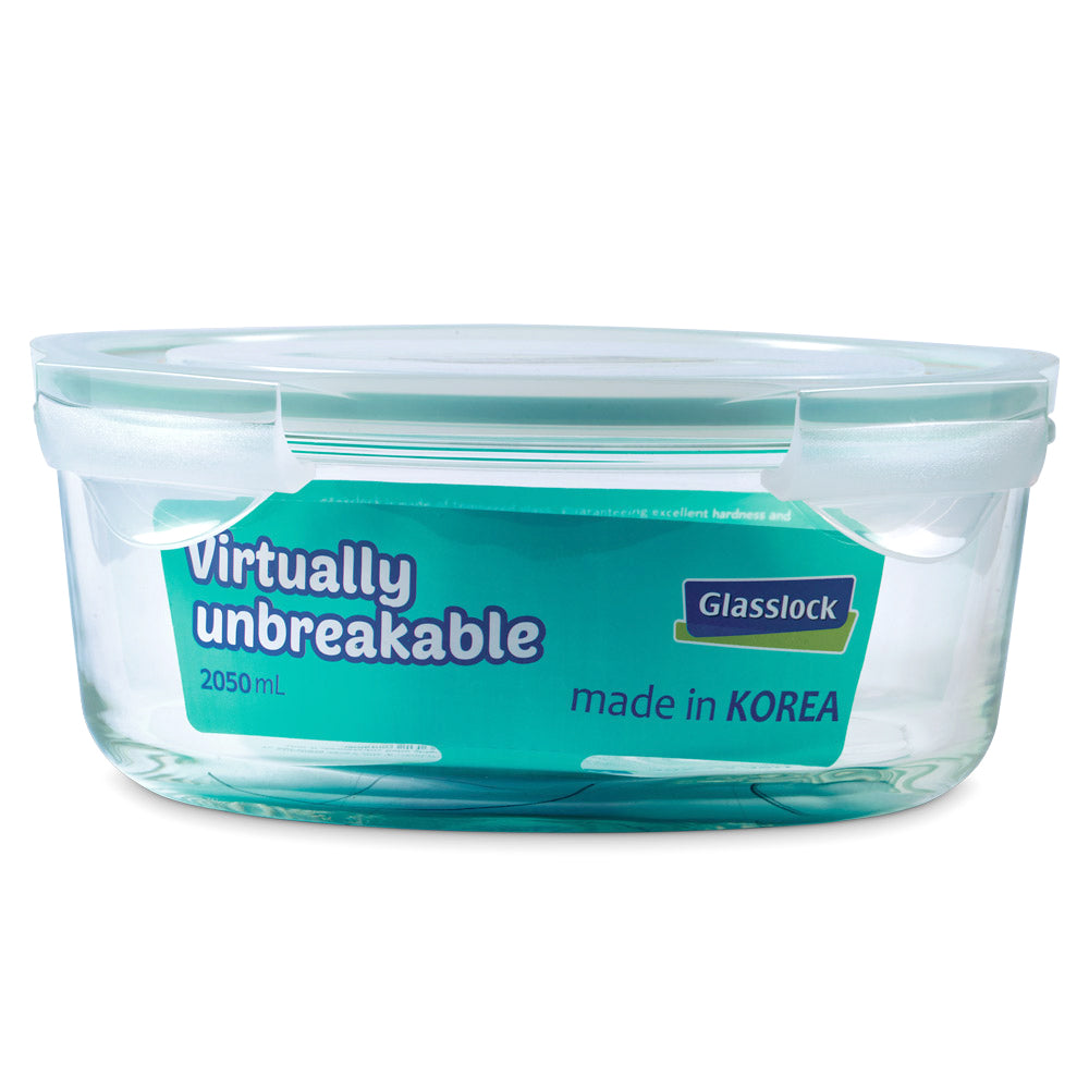 Glasslock Classic Airtight Tempered Food Container, Microwave Safe
