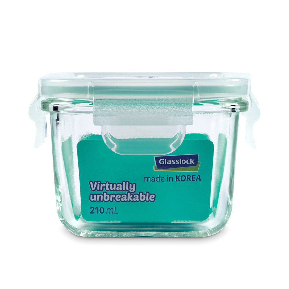 Glasslock Classic Airtight Tempered Food Container, Microwave Safe