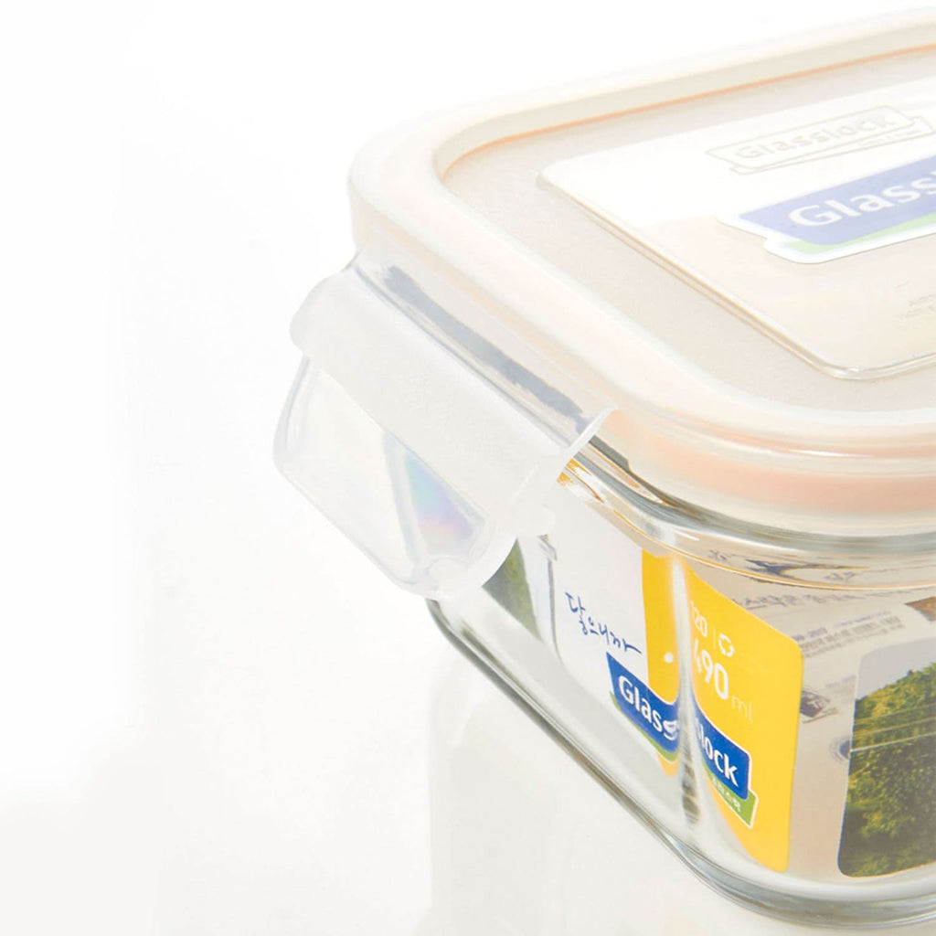Glasslock Classic Airtight Tempered Food Container, Microwave Safe