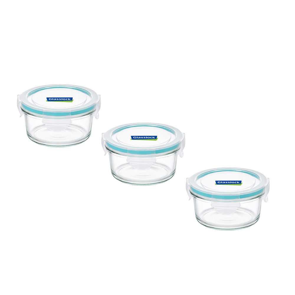 Glasslock Airtight Tempered Food Container, Microwave Safe, Square, Gift Set