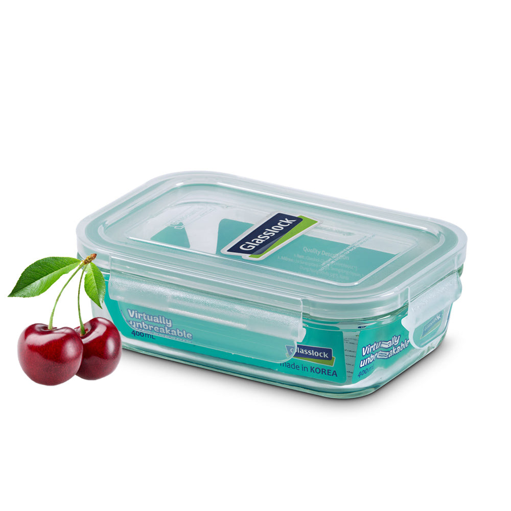Glasslock Classic Airtight Tempered Food Container, Microwave Safe