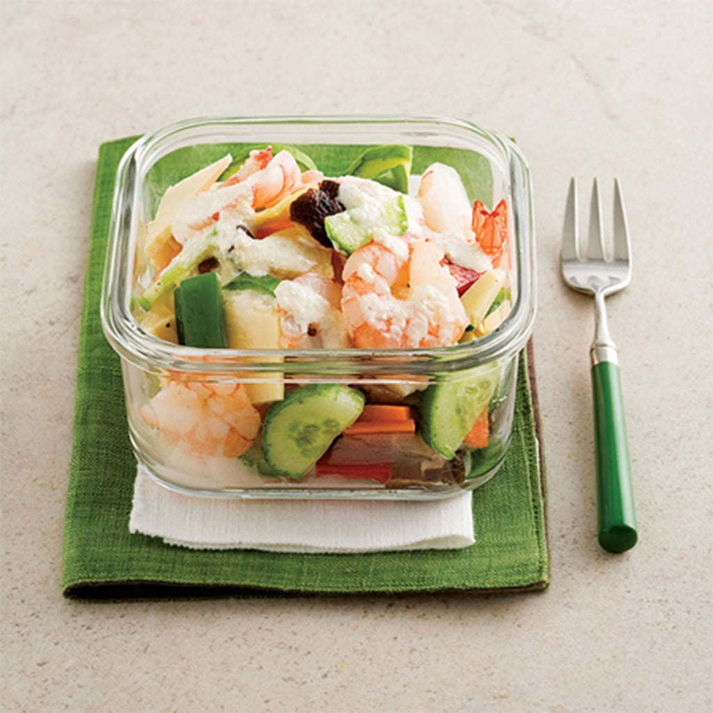 Glasslock Classic Airtight Tempered Food Container, Microwave Safe