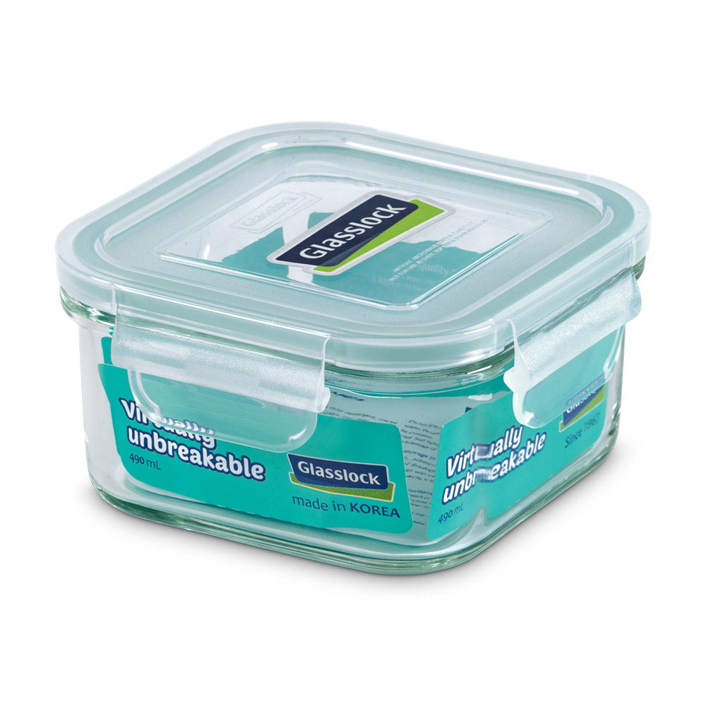 Glasslock Classic Airtight Tempered Food Container, Microwave Safe