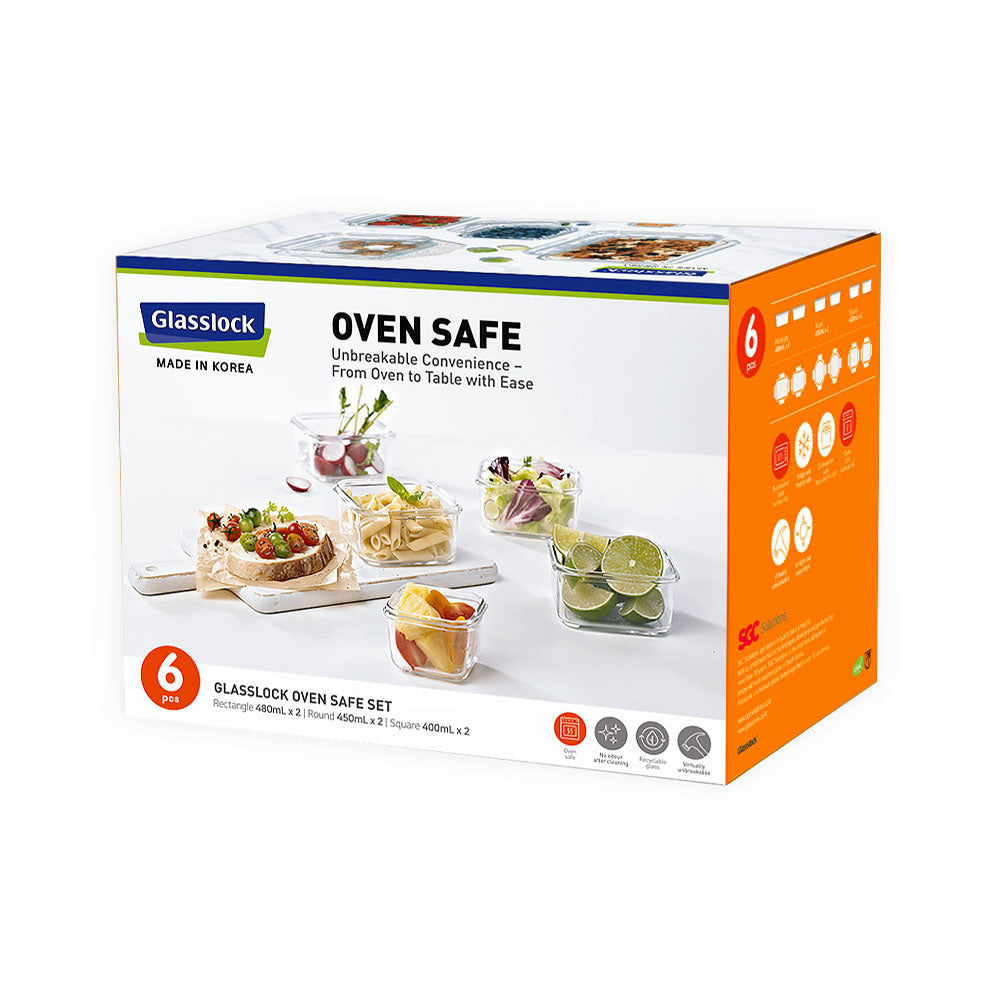 6 Pcs Gift Set , Oven Safe, Ring Taper