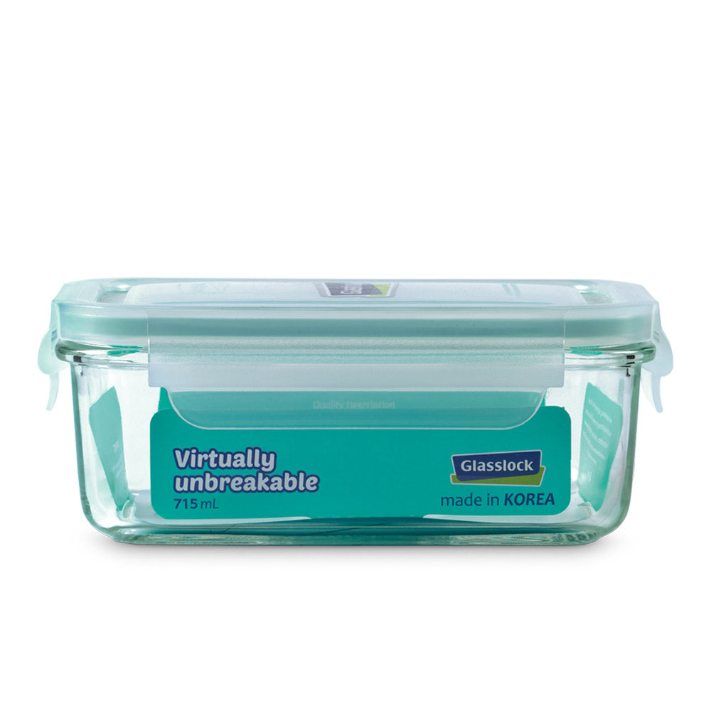 Glasslock Classic Airtight Tempered Food Container, Microwave Safe