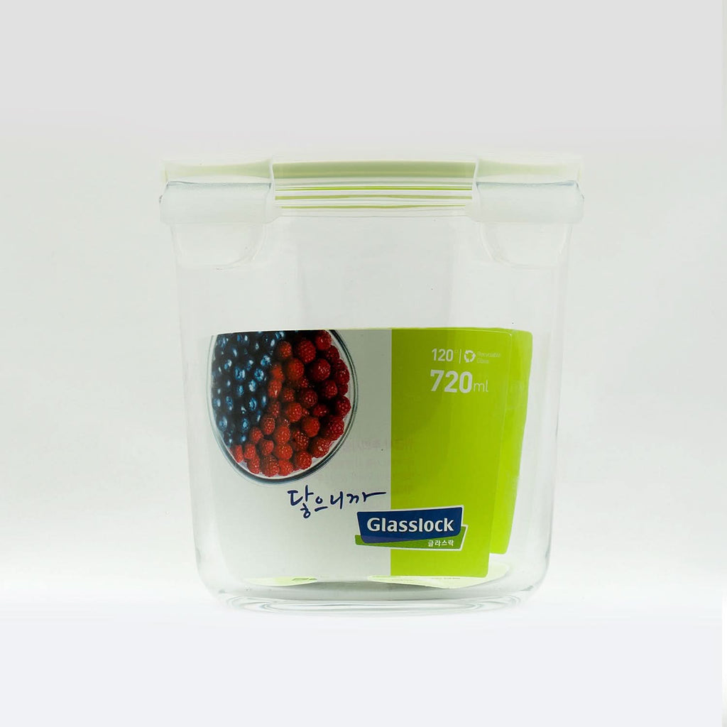 Glasslock Classic Airtight Tempered Food Container, Microwave Safe