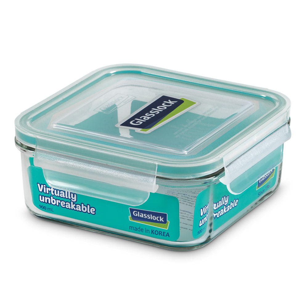 Glasslock Classic Airtight Tempered Food Container, Microwave Safe