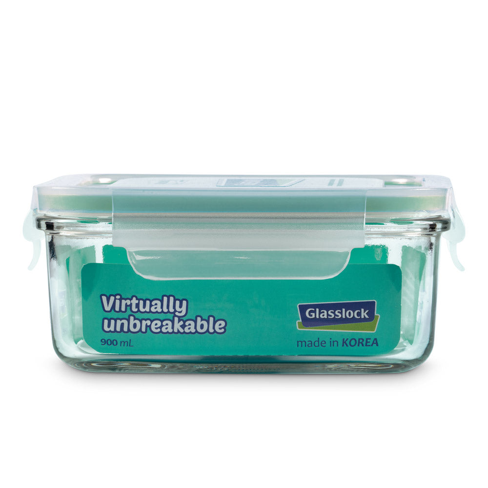 Glasslock Classic Airtight Tempered Food Container, Microwave Safe