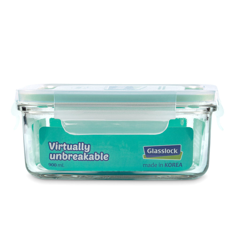 Glasslock Classic Airtight Tempered Food Container, Microwave Safe