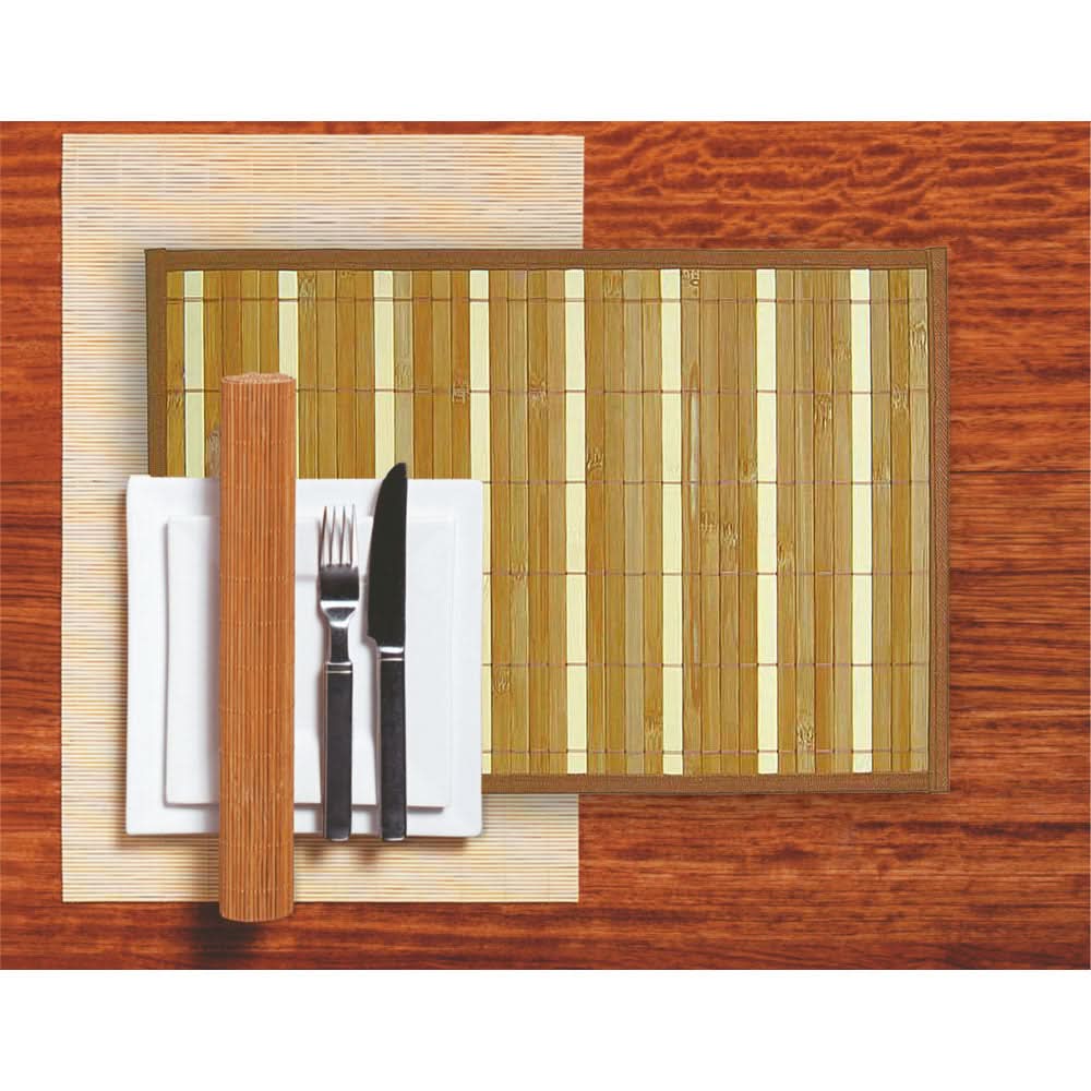 Bamboo Table Mats, Set of 6