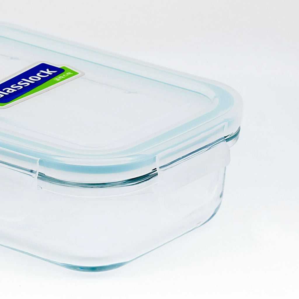 Glasslock Airtight Tempered Lunch Set, Microwave Safe, with Bag