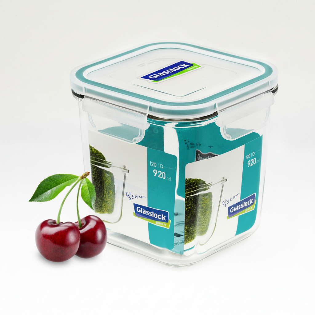 Glasslock Classic Airtight Tempered Food Container, Microwave Safe