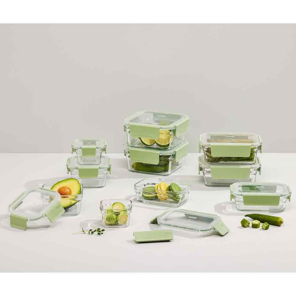 Glasslock Pure Airtight Tempered Food Container, Microwave Safe, Oven safe
