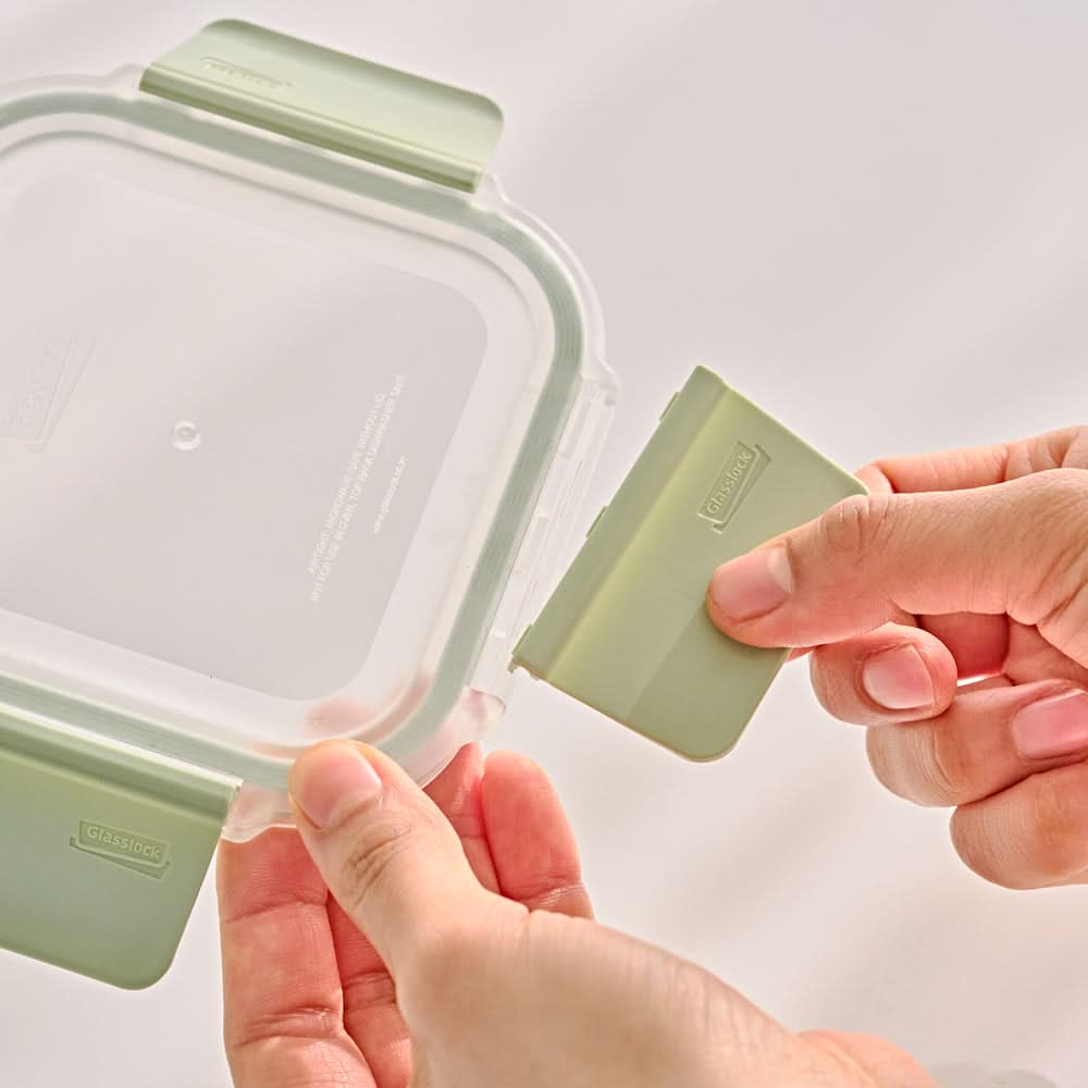 Glasslock Pure Airtight Tempered Food Container, Microwave Safe, Oven safe