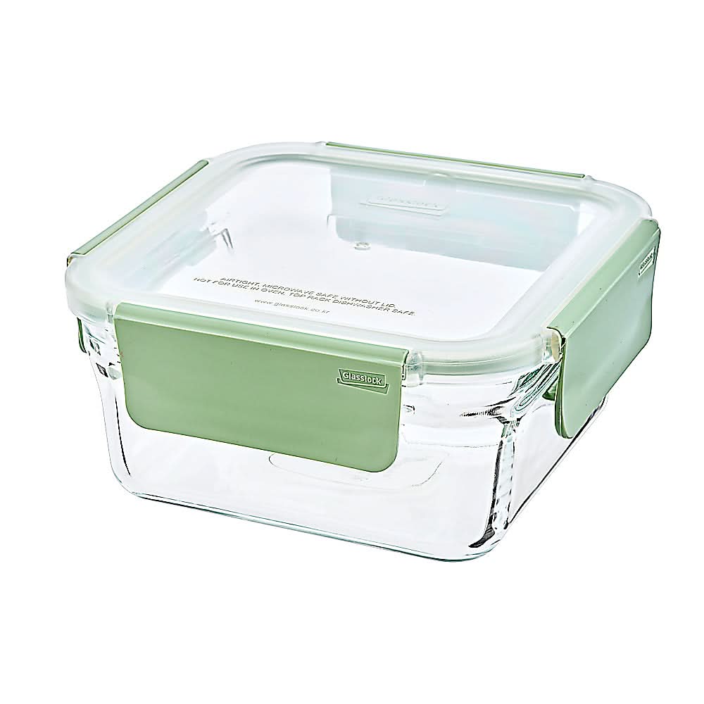 Glasslock Pure Airtight Tempered Food Container, Microwave Safe, Oven safe