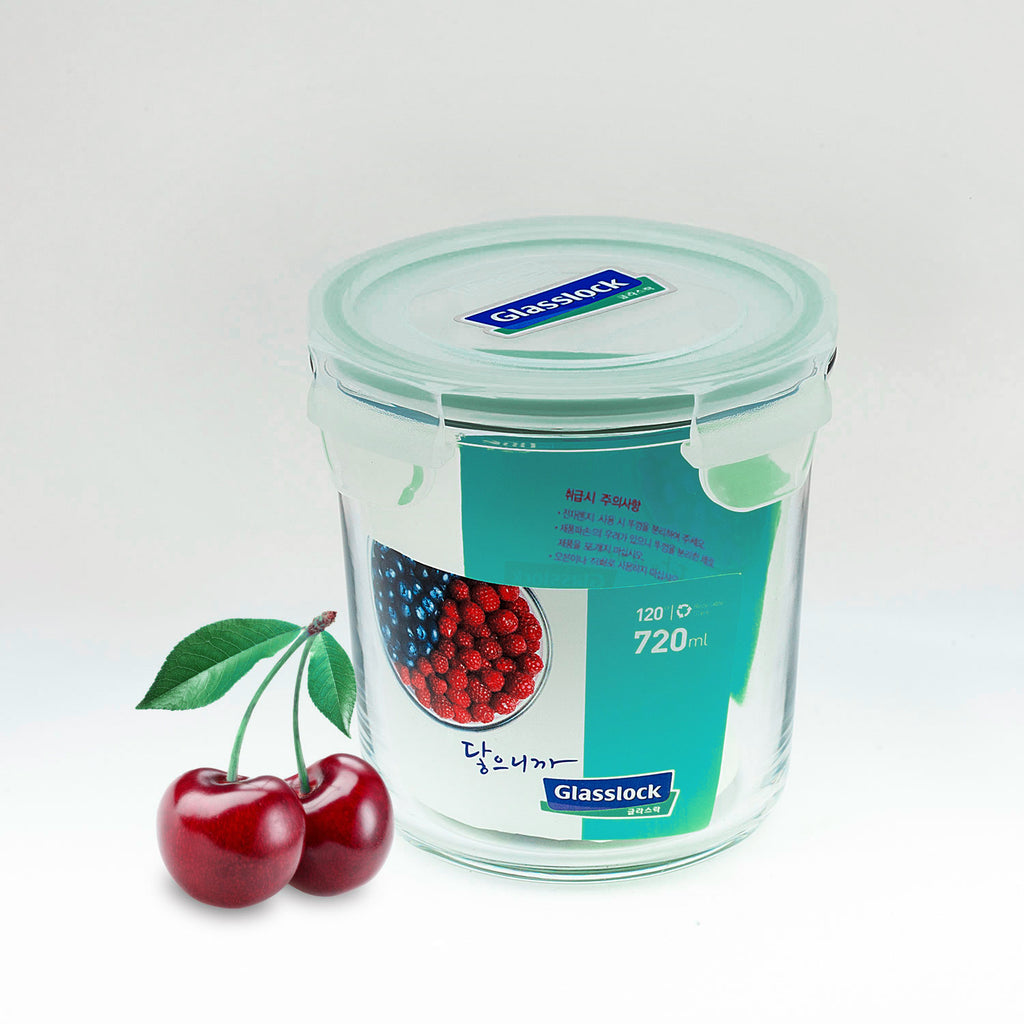 Glasslock Classic Airtight Tempered Food Container, Microwave Safe