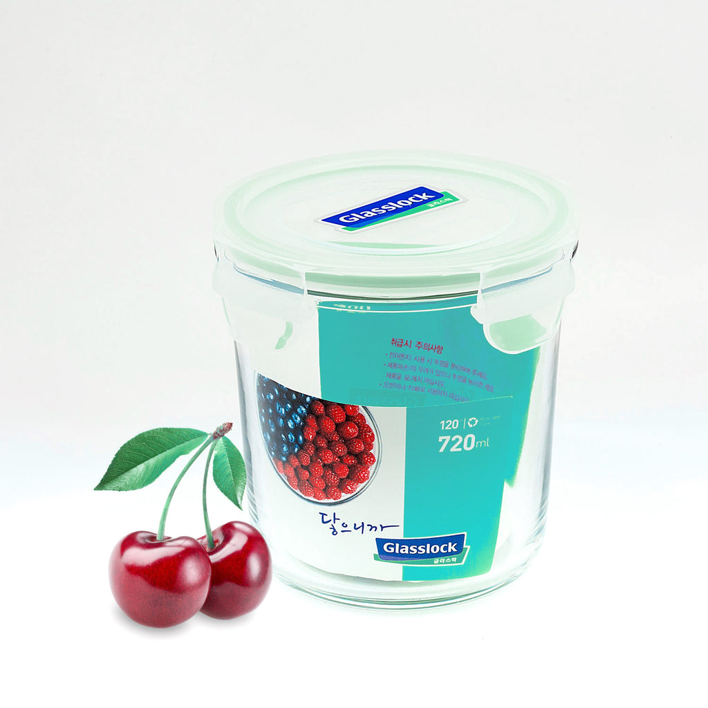 Glasslock Classic Airtight Tempered Food Container, Microwave Safe