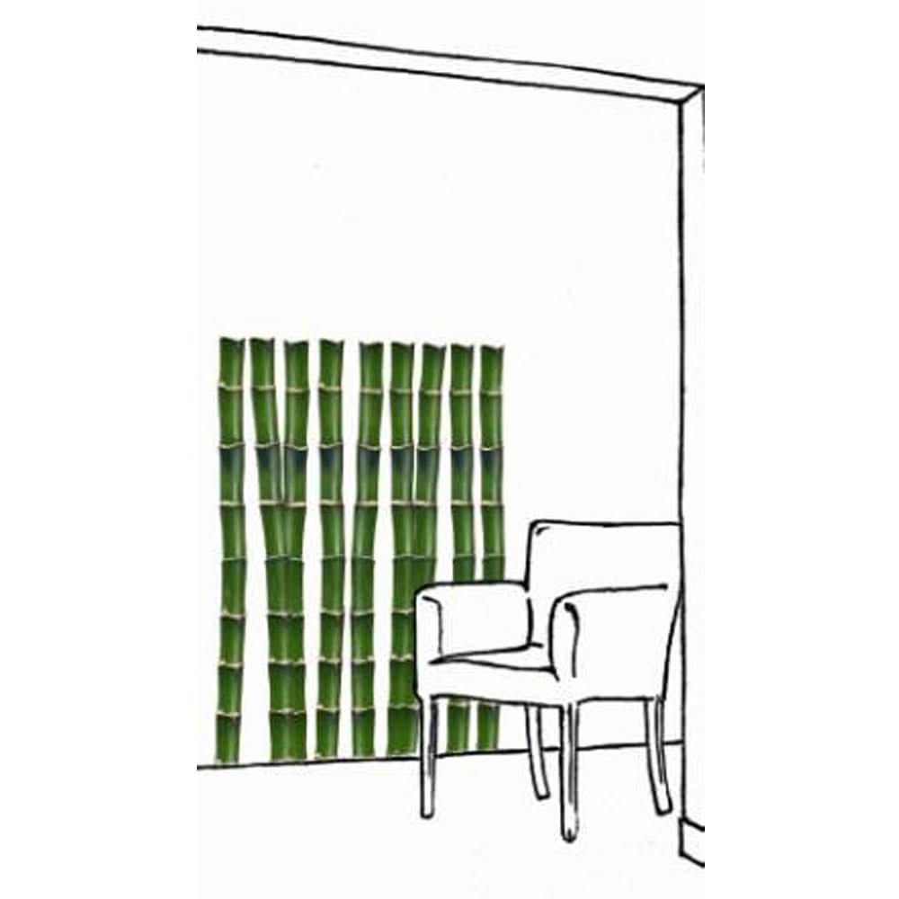 Plage Wall Sticker, Large, Bamboo