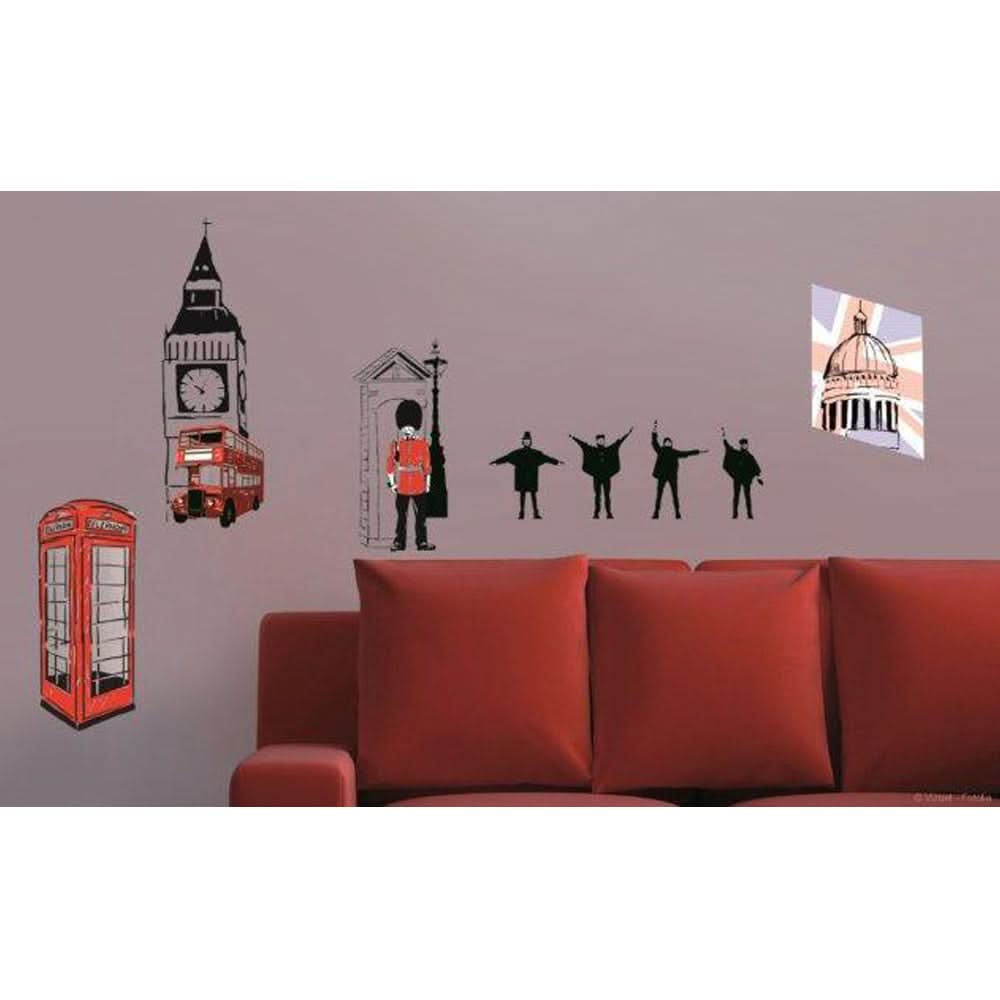 Plage Wall Sticker, Kids, Medium, So British