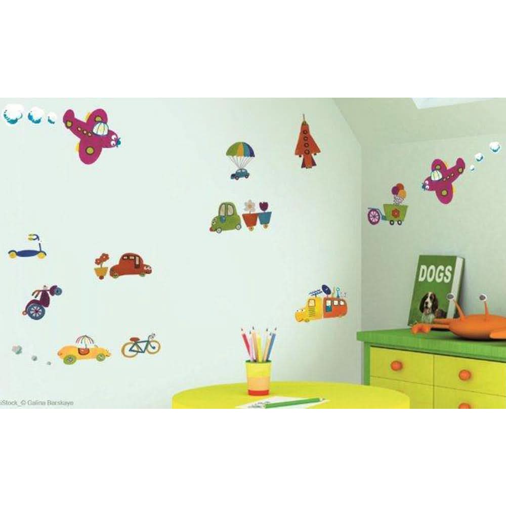 Plage Wall Sticker, Kids, Medium, Funny Mechanics