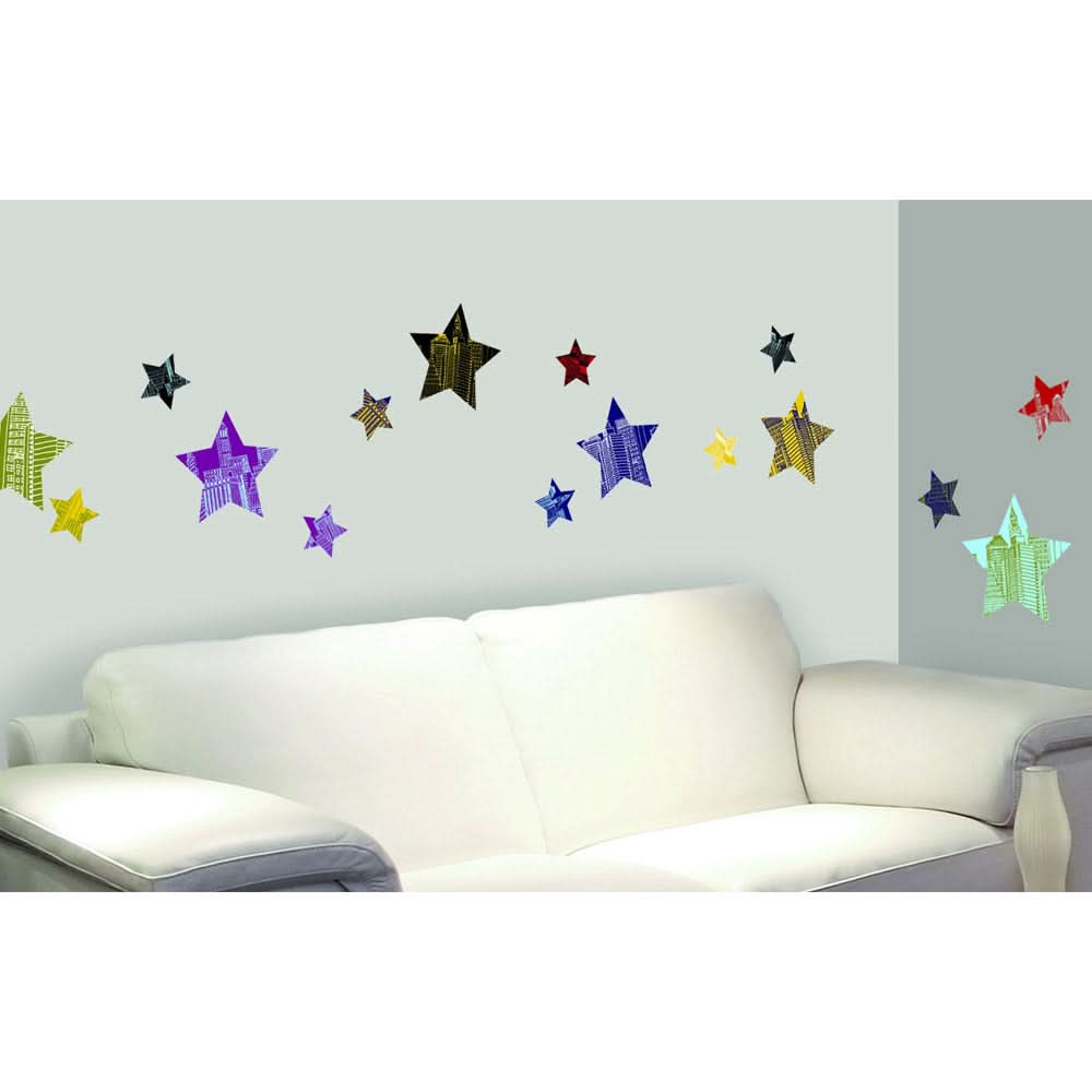 Plage Wall Sticker, Kids, Medium, Star City