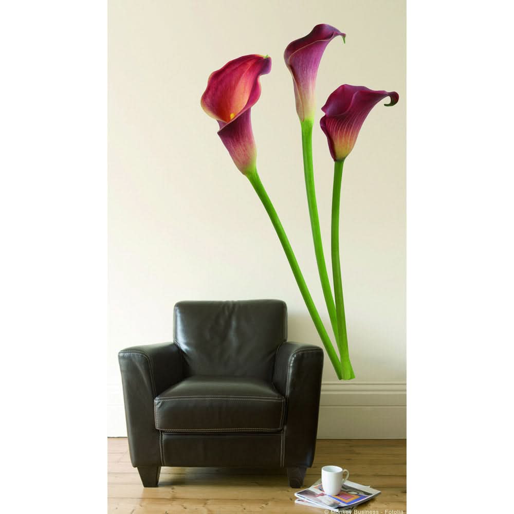 Plage Wall Sticker, Large, Arum