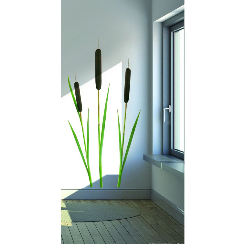 Plage Wall Sticker, Large, Reed