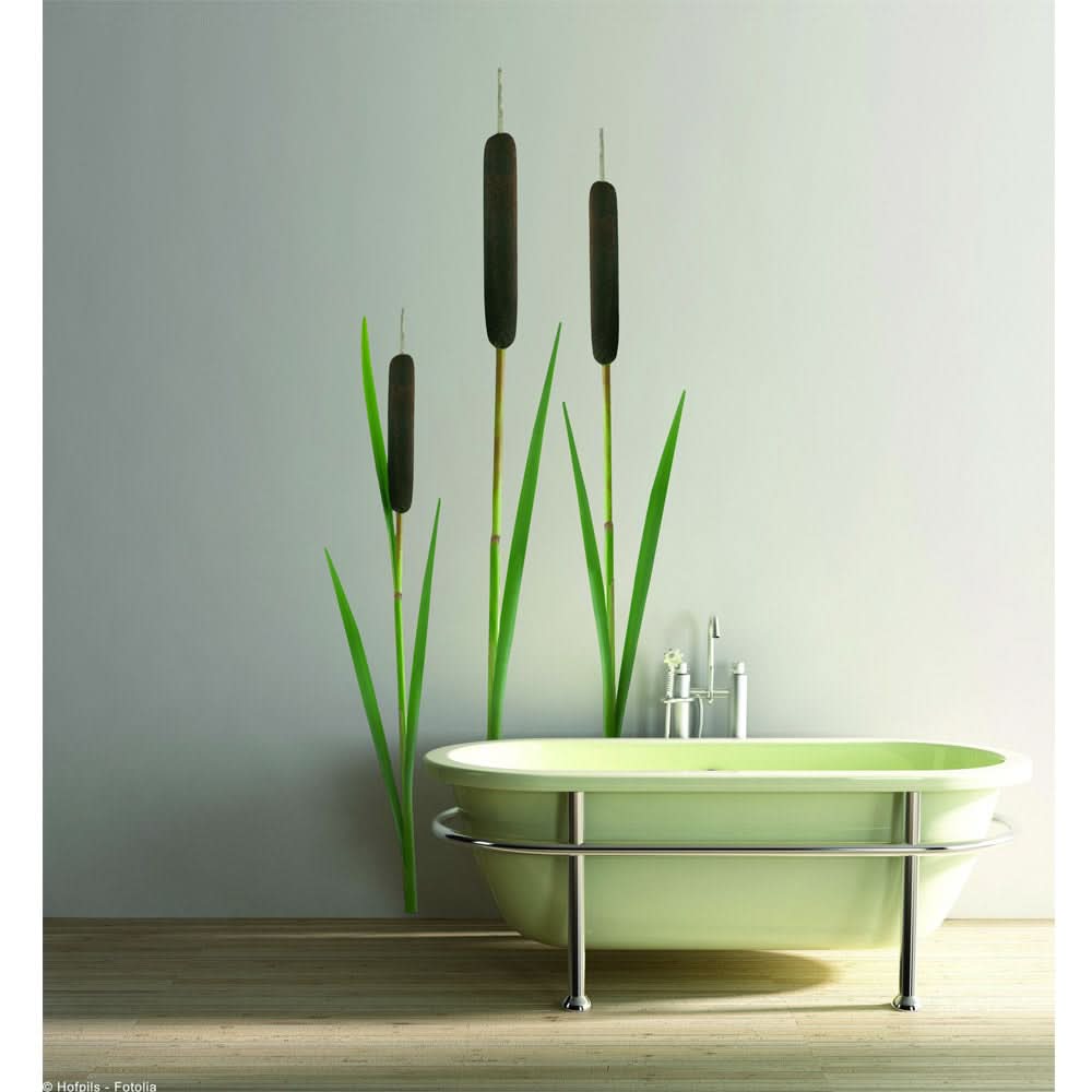 Plage Wall Sticker, Large, Reed