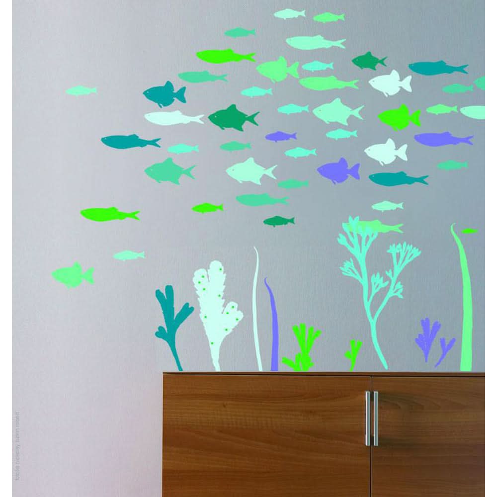 Plage Wall Sticker, Large, Large Abyssee