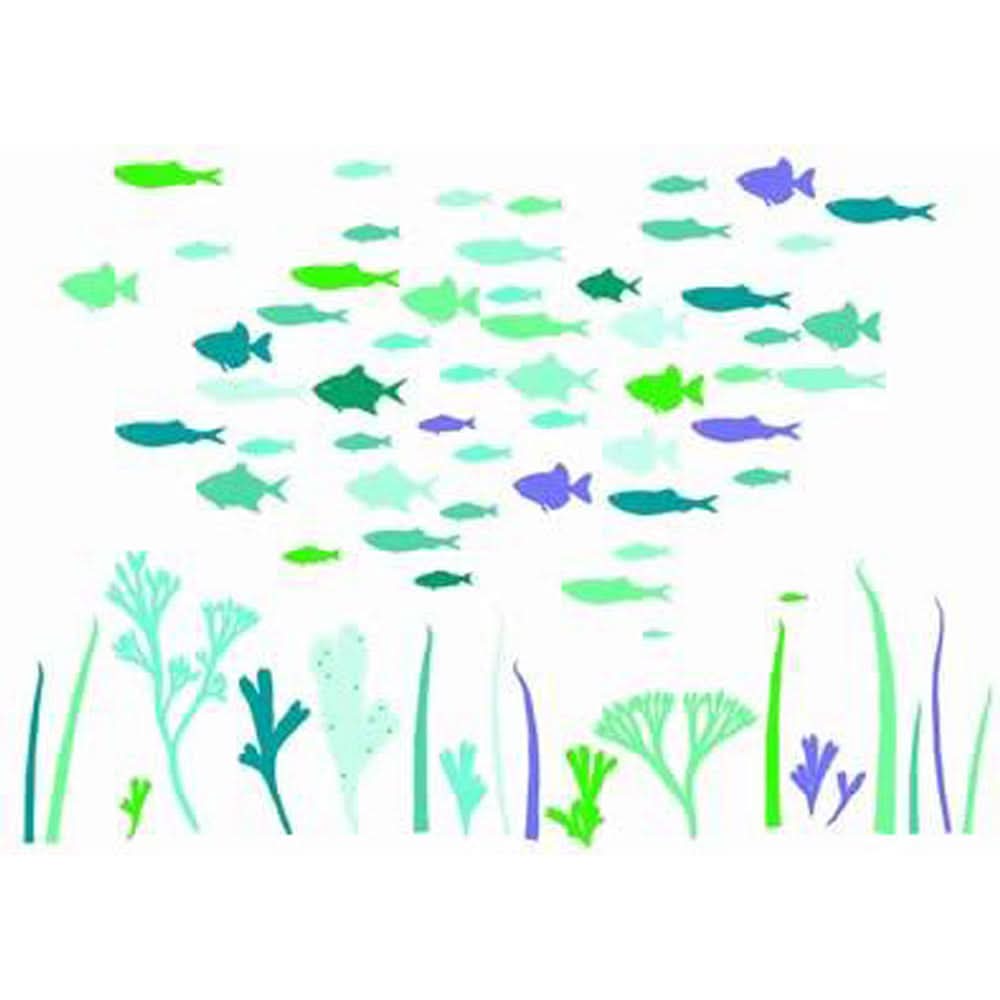 Plage Wall Sticker, Large, Large Abyssee