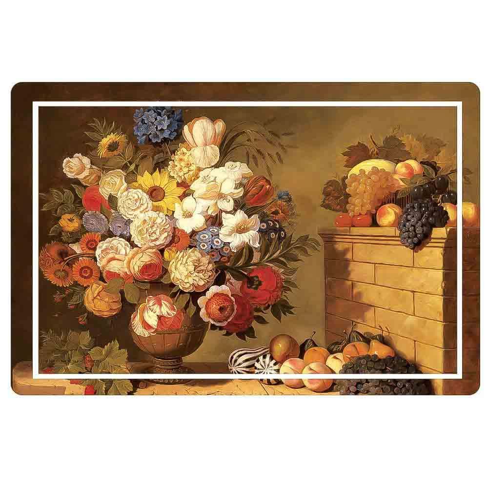 Frosted Table Mats, Set of 6