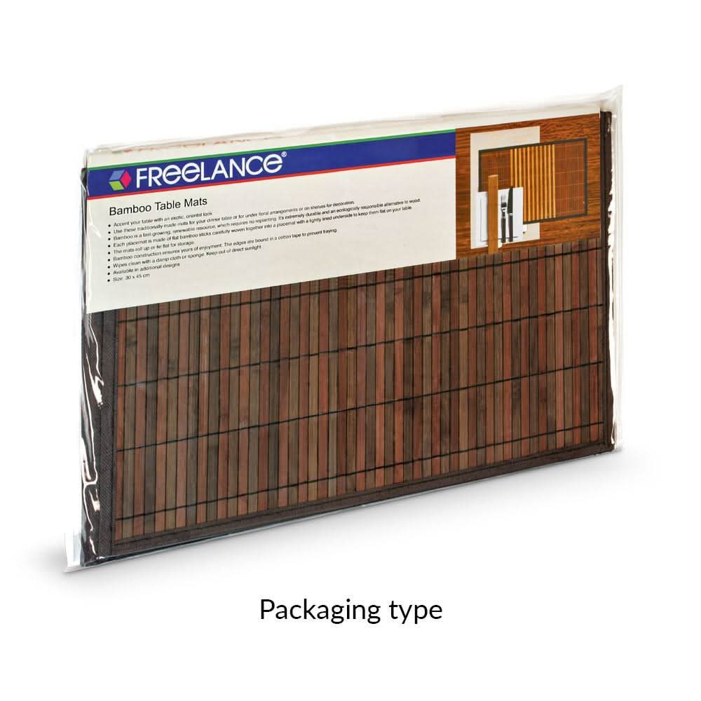 Bamboo Table Mats, Set of 6