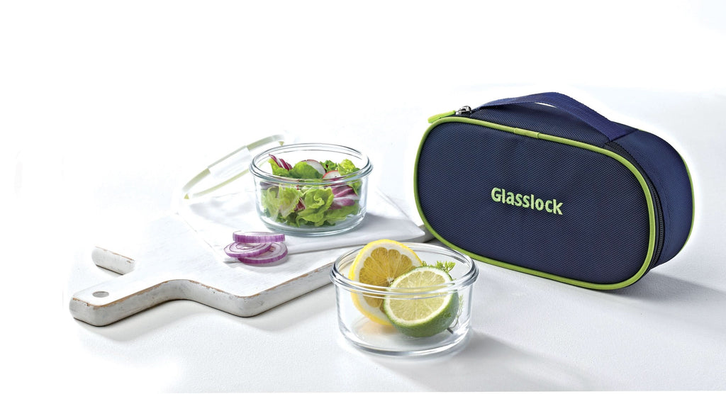 Glasslock Airtight Tempered Food Container, Microwave Safe, Square, Gift Set
