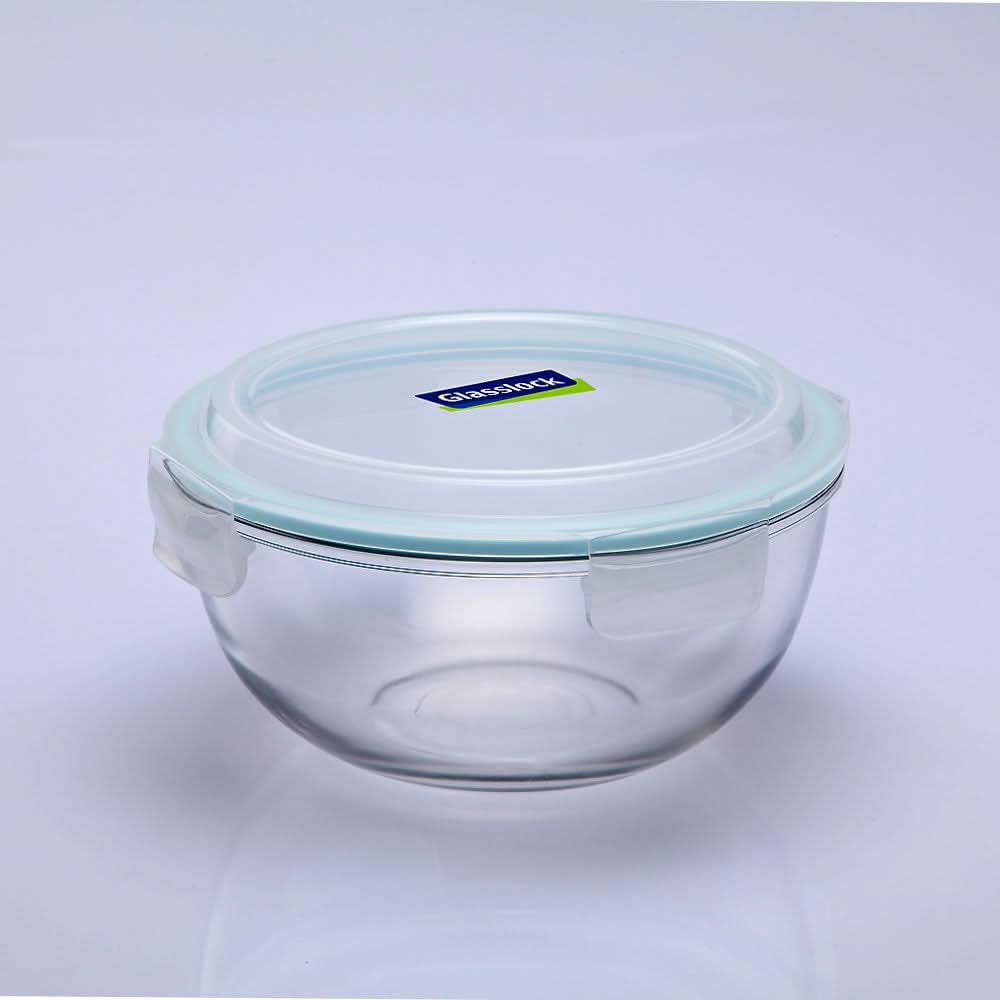 Glasslock Airtight Tempered Food Container, Microwave Safe, Mixing Bowl