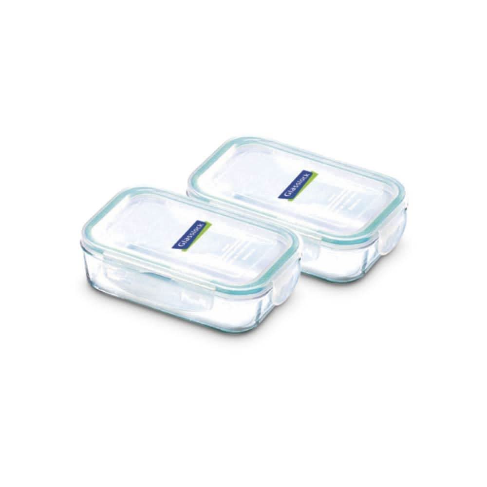 Glasslock Airtight Tempered Food Container, Microwave Safe, Square, Gift Set