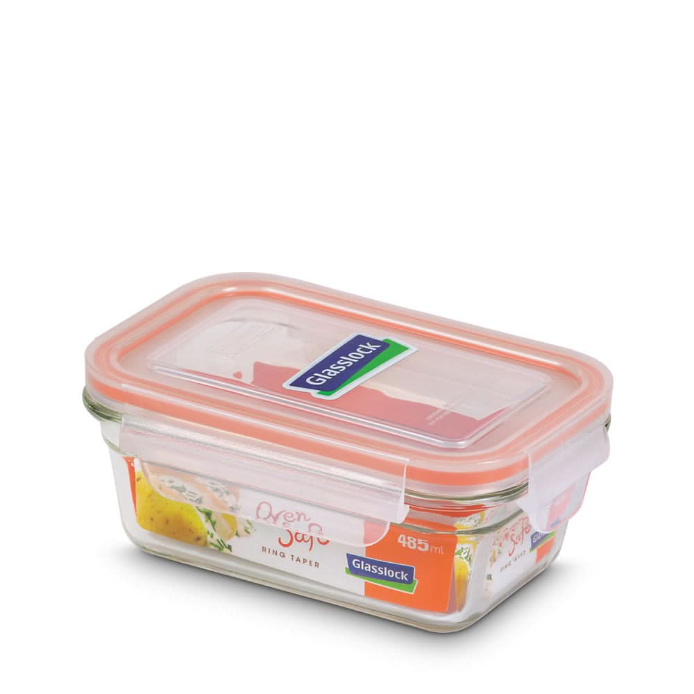 Glasslock Airtight Tempered Food Container, Oven Safe, Ring Taper