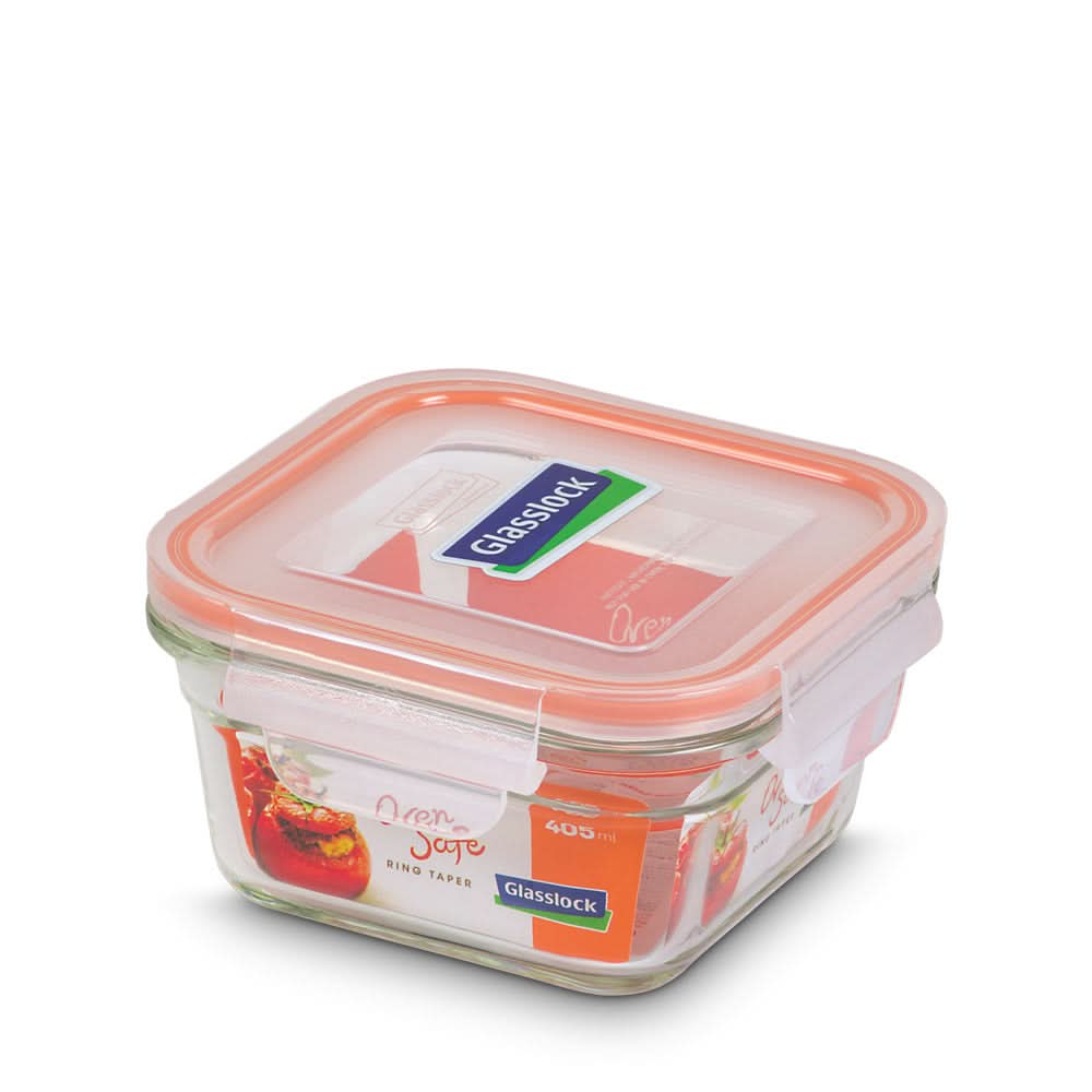 Glasslock Airtight Tempered Food Container, Oven Safe, Ring Taper