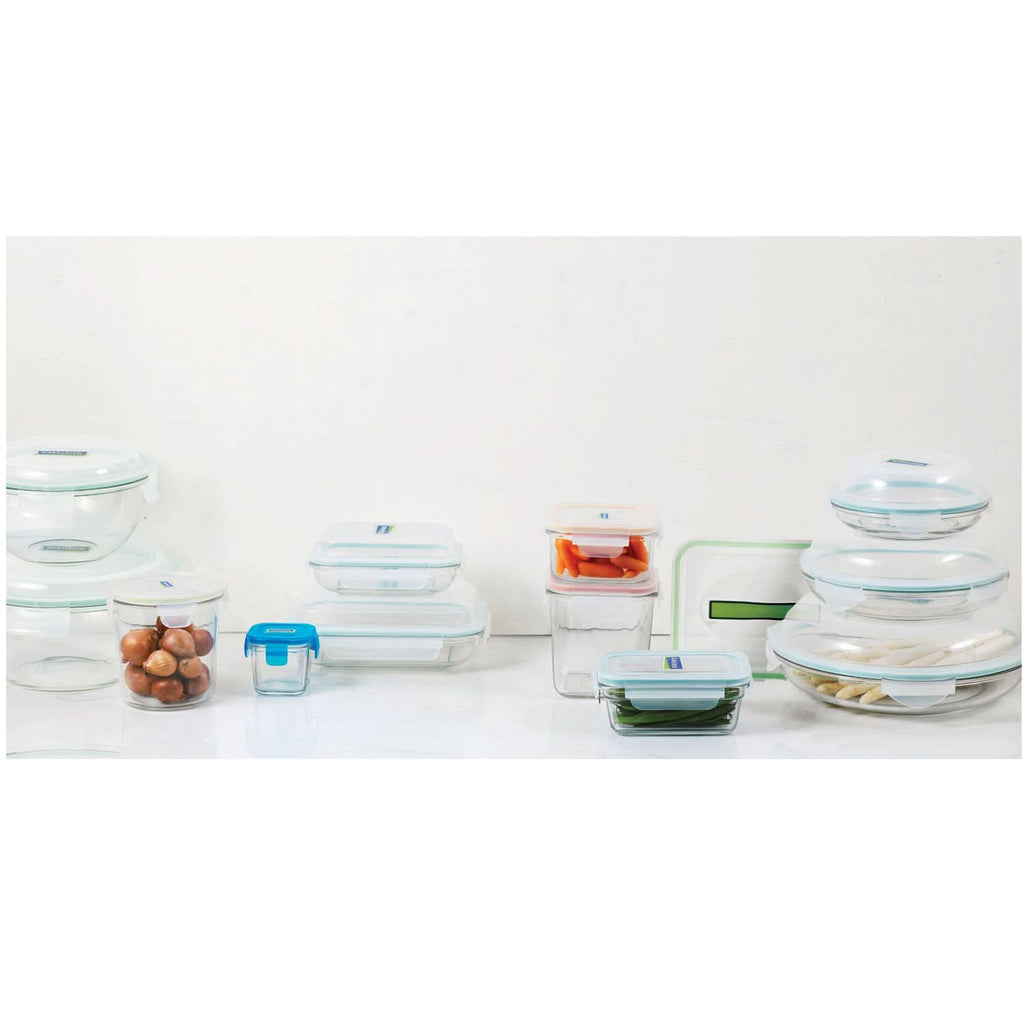 Glasslock Airtight Tempered Food Container, Oven Safe, Ring Taper