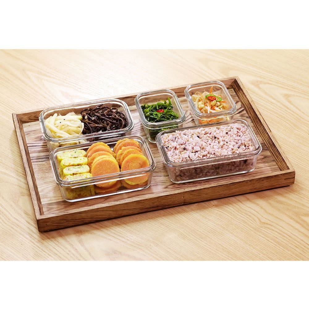 Glasslock Airtight Tempered Food Container, Microwave Safe, Square, Gift Set